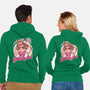 Glamour Pink Witch-Unisex-Zip-Up-Sweatshirt-Studio Mootant