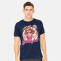 Glamour Pink Witch-Mens-Heavyweight-Tee-Studio Mootant