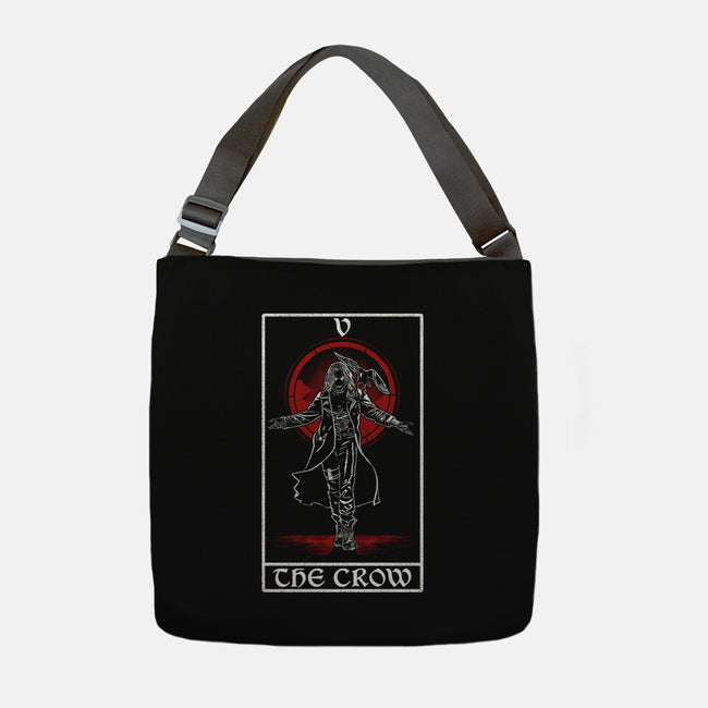 The Crow Tarot Card-None-Adjustable Tote-Bag-naomori