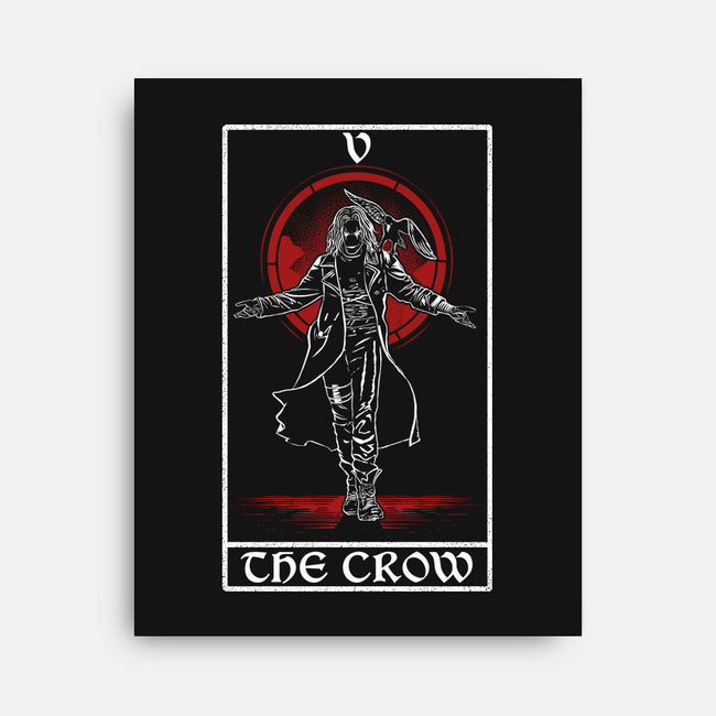 The Crow Tarot Card-None-Stretched-Canvas-naomori