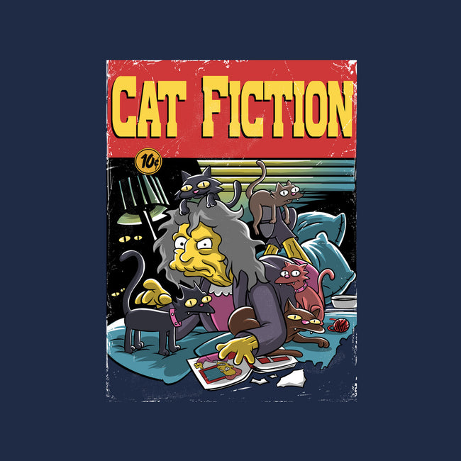 Cat Fiction-Womens-V-Neck-Tee-zascanauta