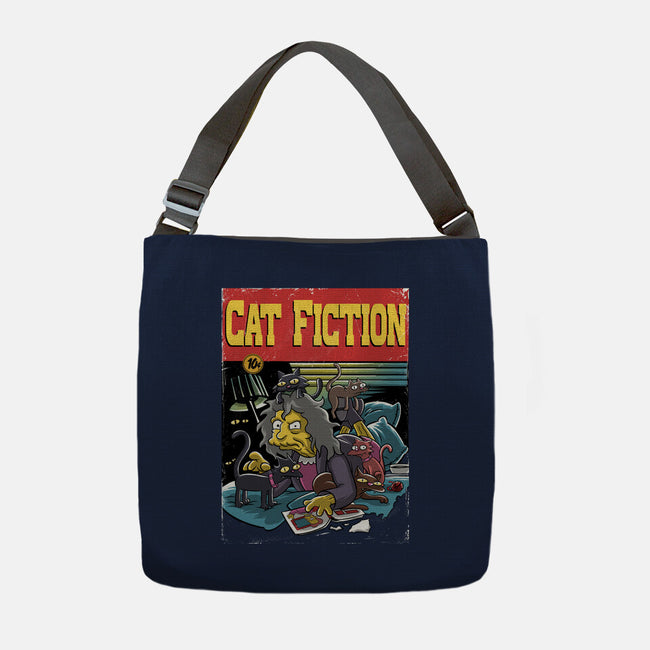 Cat Fiction-None-Adjustable Tote-Bag-zascanauta