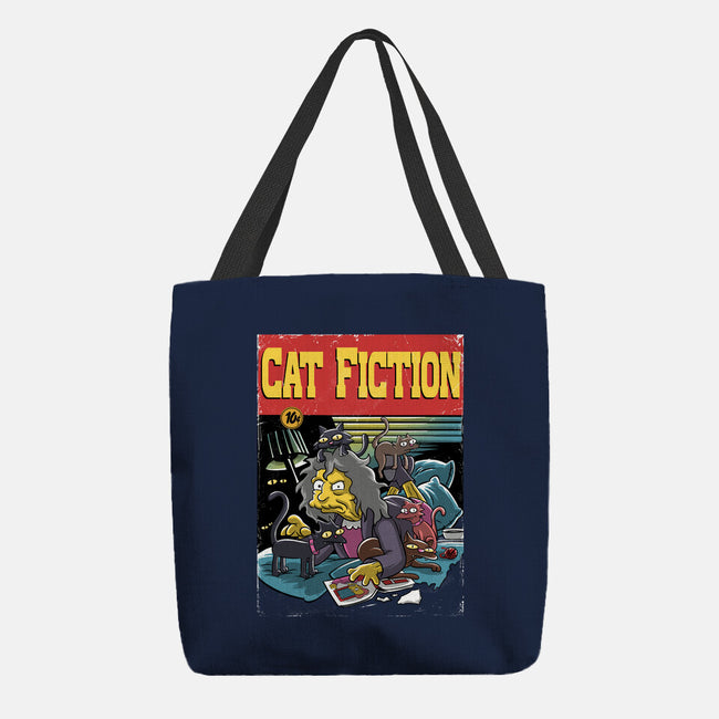 Cat Fiction-None-Basic Tote-Bag-zascanauta