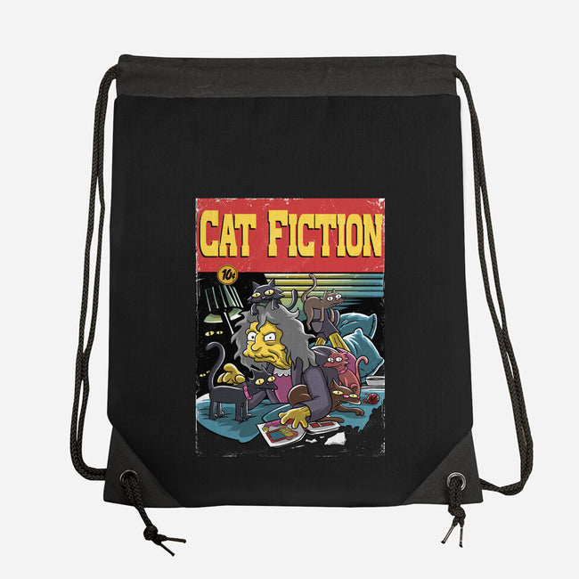 Cat Fiction-None-Drawstring-Bag-zascanauta