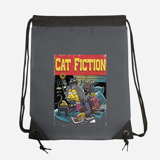 Cat Fiction-None-Drawstring-Bag-zascanauta