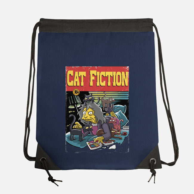 Cat Fiction-None-Drawstring-Bag-zascanauta