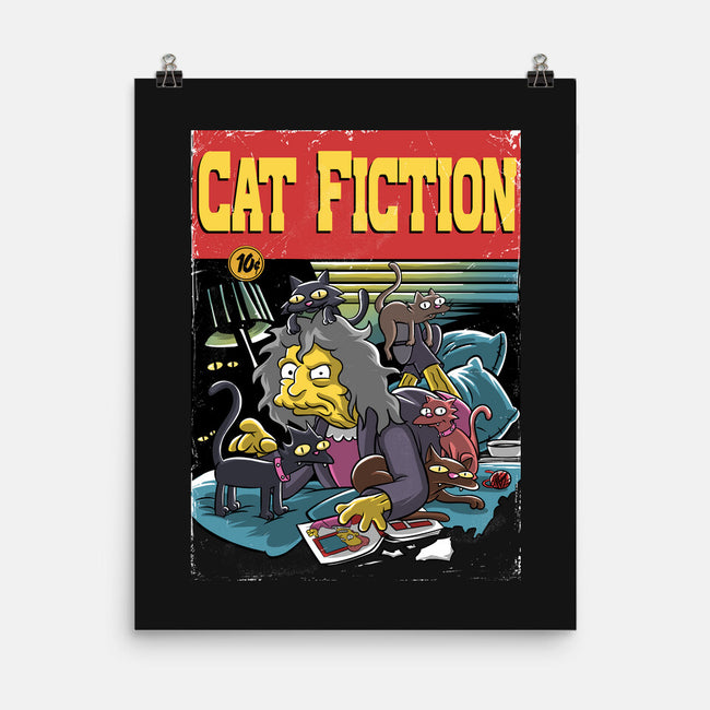 Cat Fiction-None-Matte-Poster-zascanauta