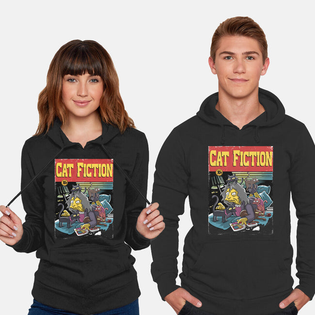 Cat Fiction-Unisex-Pullover-Sweatshirt-zascanauta
