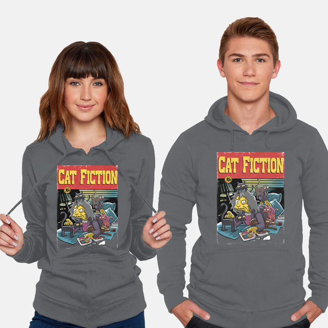 Cat Fiction-Unisex-Pullover-Sweatshirt-zascanauta
