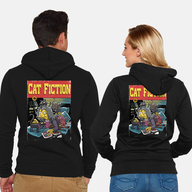 Cat Fiction-Unisex-Zip-Up-Sweatshirt-zascanauta