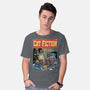 Cat Fiction-Mens-Basic-Tee-zascanauta