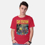 Cat Fiction-Mens-Basic-Tee-zascanauta