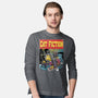Cat Fiction-Mens-Long Sleeved-Tee-zascanauta