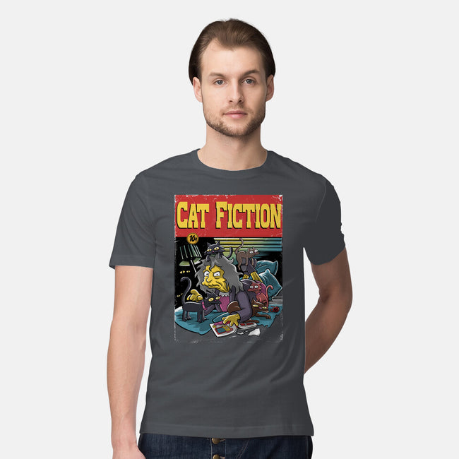 Cat Fiction-Mens-Premium-Tee-zascanauta