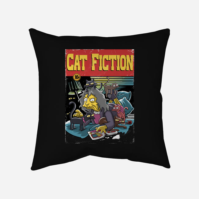 Cat Fiction-None-Removable Cover w Insert-Throw Pillow-zascanauta