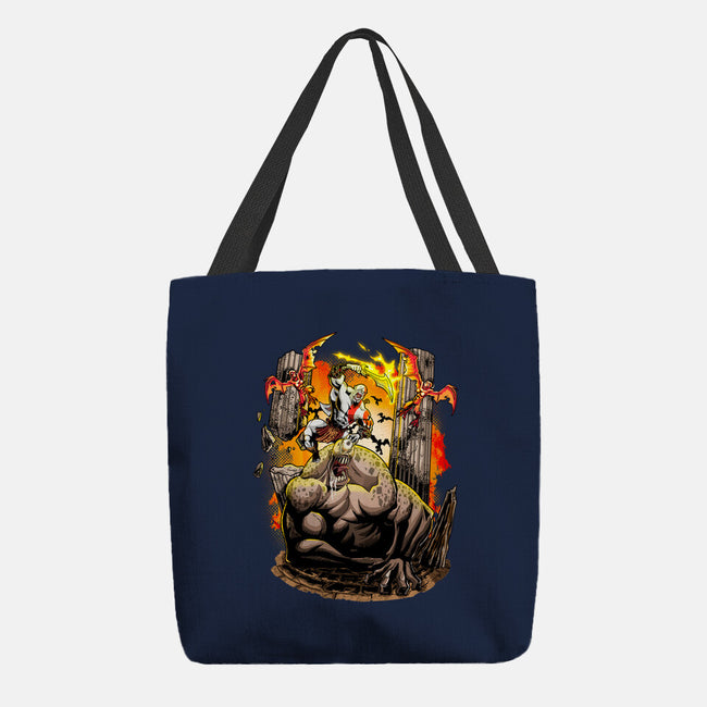 God Kratos-None-Basic Tote-Bag-Diego Oliver