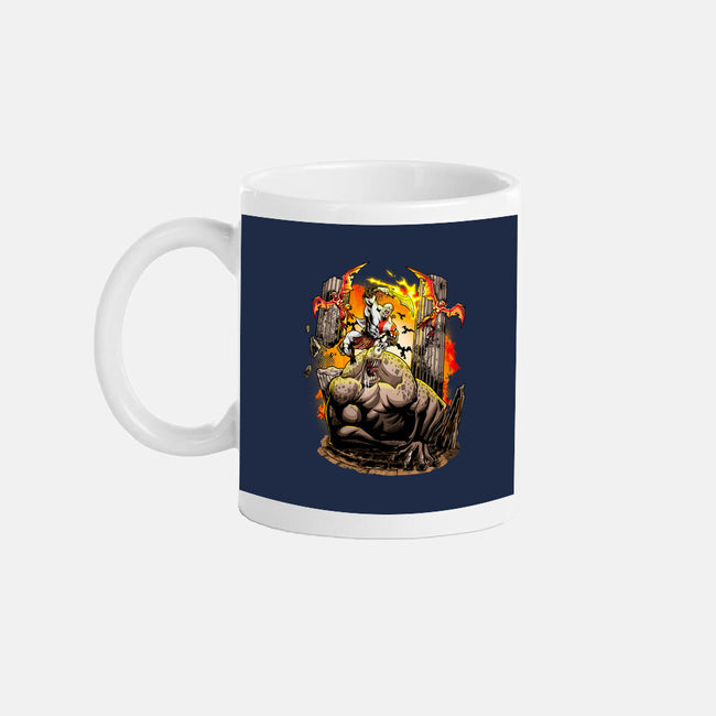 God Kratos-None-Mug-Drinkware-Diego Oliver