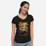 God Kratos-Womens-V-Neck-Tee-Diego Oliver