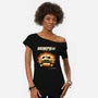 A Real Time Machine-Womens-Off Shoulder-Tee-retrodivision