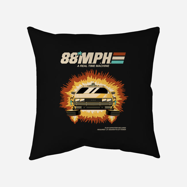 A Real Time Machine-None-Removable Cover w Insert-Throw Pillow-retrodivision