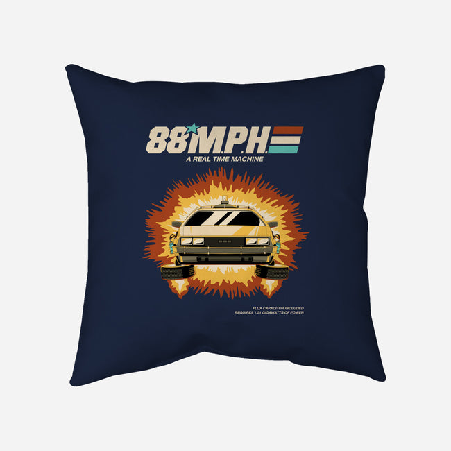 A Real Time Machine-None-Removable Cover w Insert-Throw Pillow-retrodivision