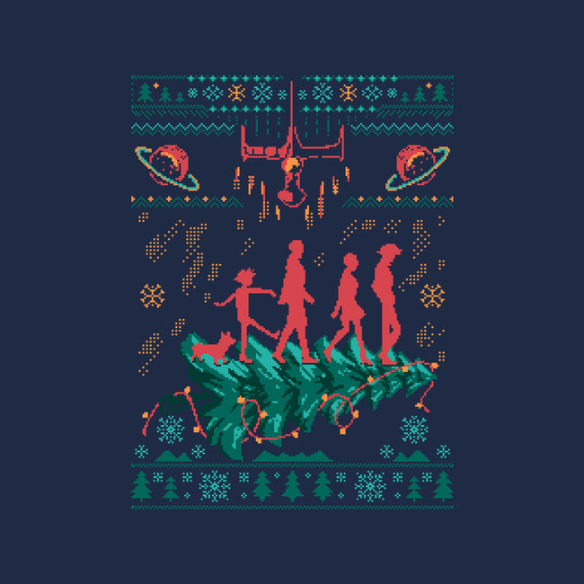 Space Cowboy Xmas-Womens-Fitted-Tee-marsdkart