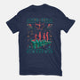 Space Cowboy Xmas-Womens-Fitted-Tee-marsdkart