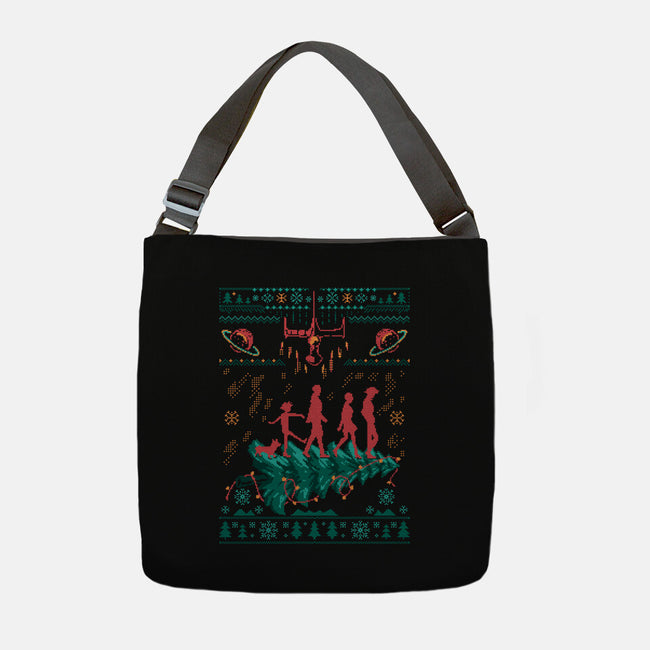 Space Cowboy Xmas-None-Adjustable Tote-Bag-marsdkart