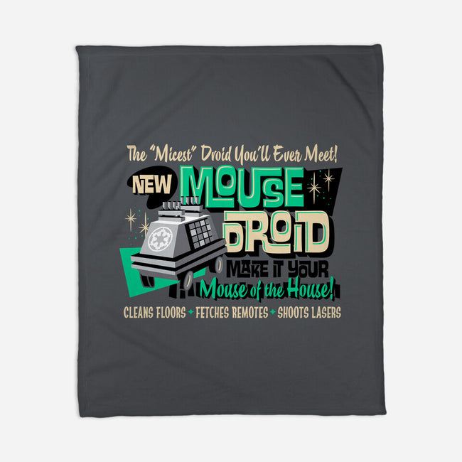 Mouse Droid-None-Fleece-Blanket-Wheels