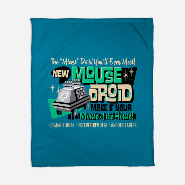 Mouse Droid-None-Fleece-Blanket-Wheels