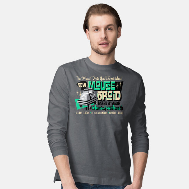 Mouse Droid-Mens-Long Sleeved-Tee-Wheels