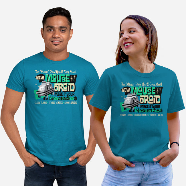 Mouse Droid-Unisex-Basic-Tee-Wheels