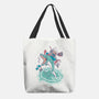 Dolphin Jump-None-Basic Tote-Bag-Henrique Torres