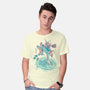 Dolphin Jump-Mens-Basic-Tee-Henrique Torres