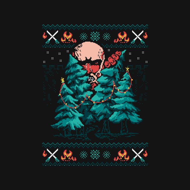 Attack On Christmas-Youth-Crew Neck-Sweatshirt-marsdkart