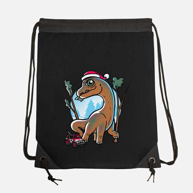 Jurassic Herbivore-None-Drawstring-Bag-estudiofitas