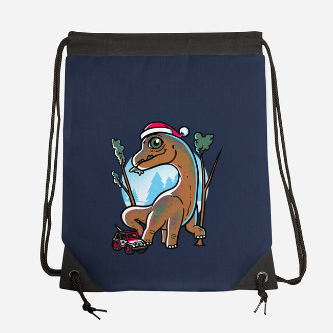 Jurassic Herbivore-None-Drawstring-Bag-estudiofitas