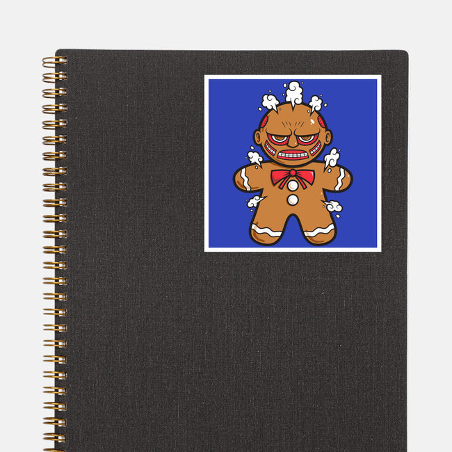 Gingerbread Titan-None-Glossy-Sticker-krisren28