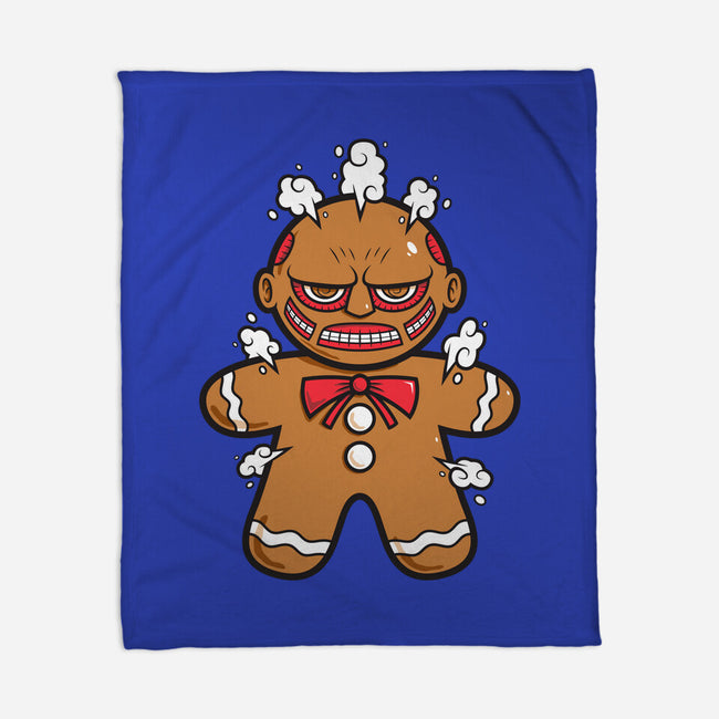 Gingerbread Titan-None-Fleece-Blanket-krisren28