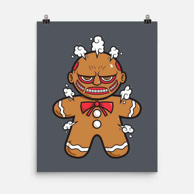 Gingerbread Titan-None-Matte-Poster-krisren28