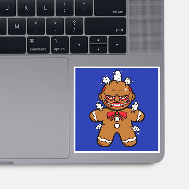 Gingerbread Titan-None-Glossy-Sticker-krisren28