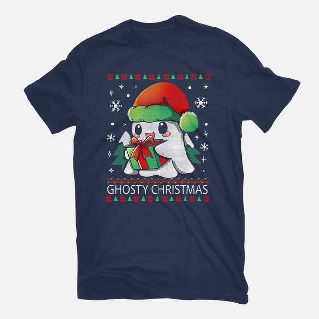 Ghosty Christmas-Mens-Heavyweight-Tee-Vallina84