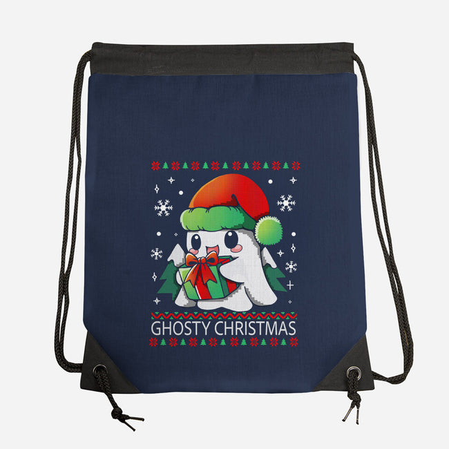 Ghosty Christmas-None-Drawstring-Bag-Vallina84