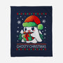 Ghosty Christmas-None-Fleece-Blanket-Vallina84