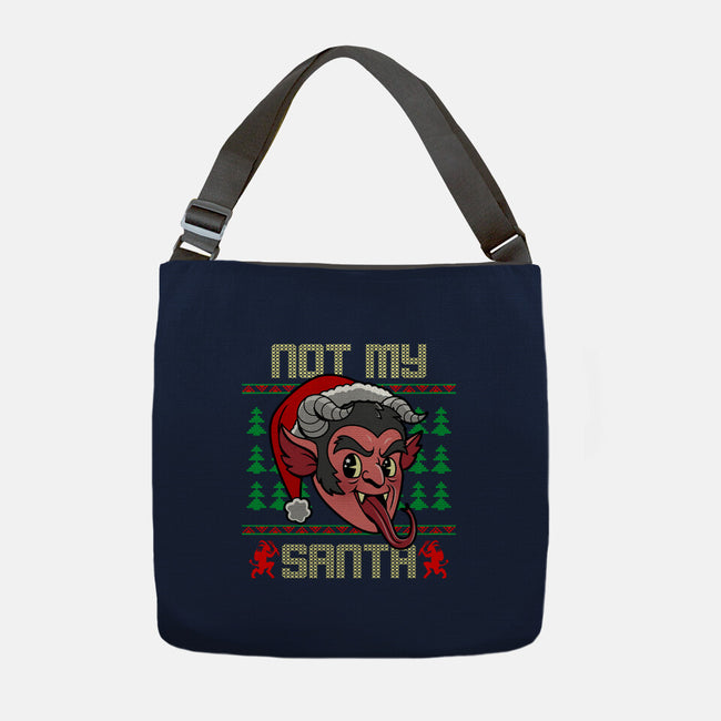 Not My Santa-None-Adjustable Tote-Bag-Boggs Nicolas