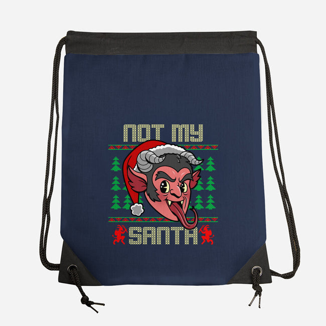 Not My Santa-None-Drawstring-Bag-Boggs Nicolas