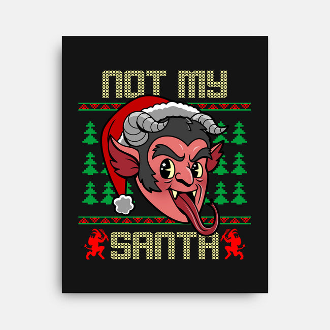 Not My Santa-None-Stretched-Canvas-Boggs Nicolas