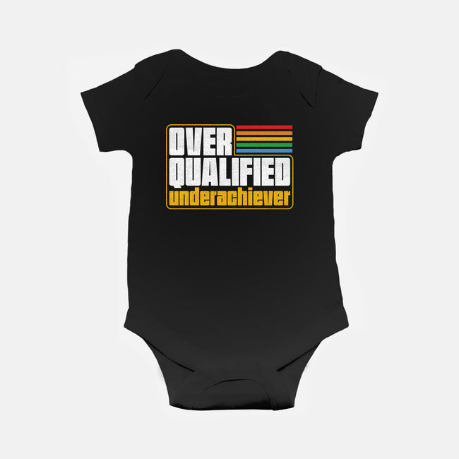 Overqualified Underachiever-Baby-Basic-Onesie-Studio Mootant