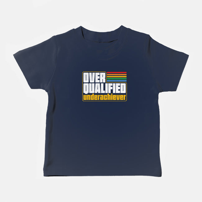 Overqualified Underachiever-Baby-Basic-Tee-Studio Mootant