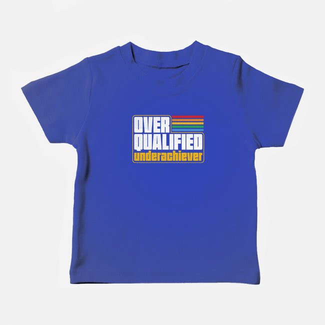 Overqualified Underachiever-Baby-Basic-Tee-Studio Mootant